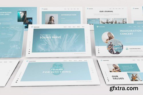 Music Powerpoint Powerpoint Google Slides and Keynote Templates