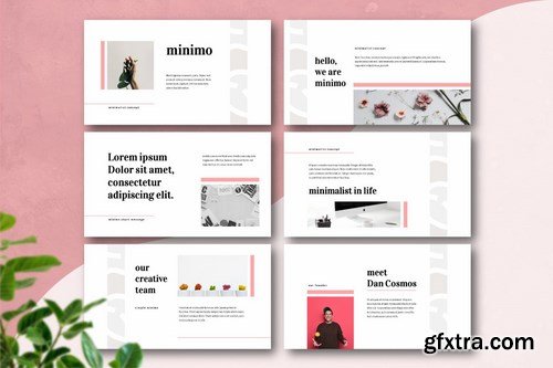 MINIMO - Minimalist Powerpoint Google Slides and Keynote Templates