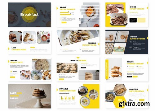 Breakfast - Powerpoint Google Slides and Keynote Templates