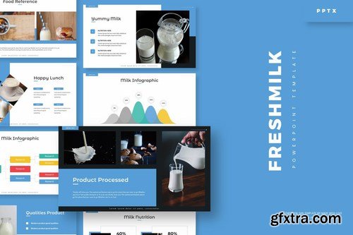 Freshmilk - Powerpoint Google Slides and Keynote Templates