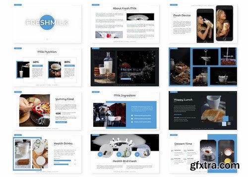 Freshmilk - Powerpoint Google Slides and Keynote Templates