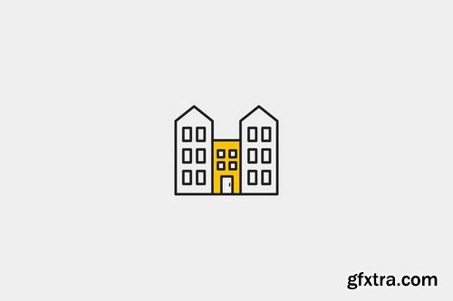 20 House & Building Icons