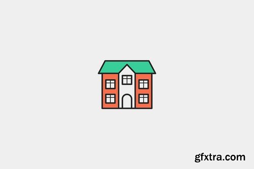 20 House & Building Icons