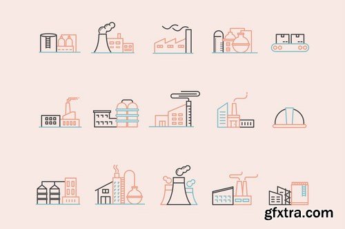 15 Factory Icons