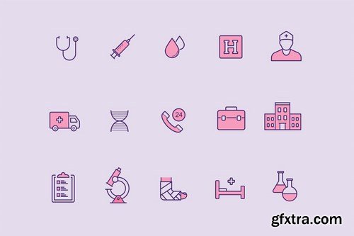 15 Hospital Icons