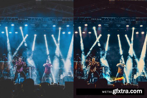 50 Concert Lightroom Presets LUTs