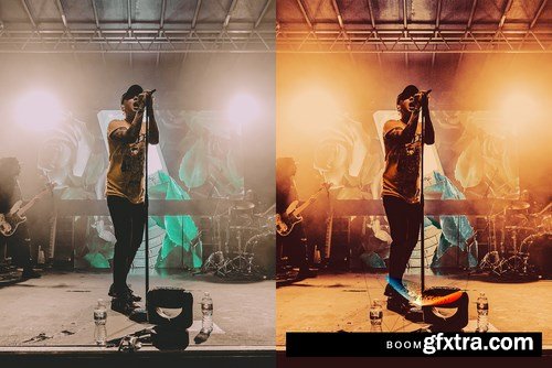 50 Concert Lightroom Presets LUTs