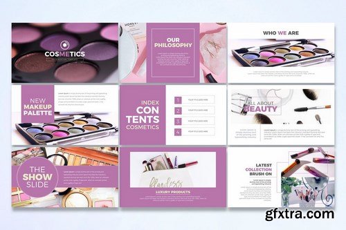 Cosmetics - Powerpoint Google Slides and Keynote Templates