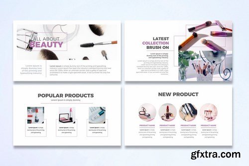 Cosmetics - Powerpoint Google Slides and Keynote Templates