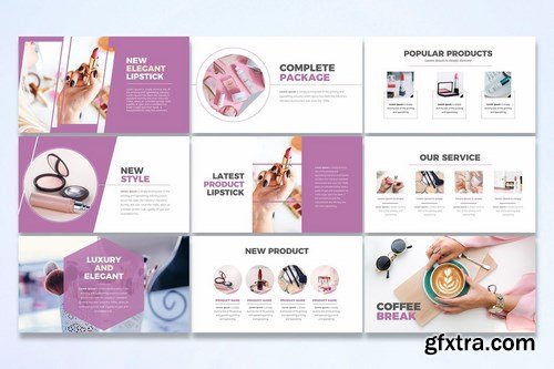 Cosmetics - Powerpoint Google Slides and Keynote Templates