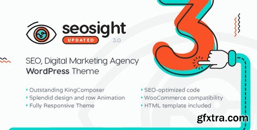 ThemeForest - Seosight v3.7 - SEO, Digital Marketing Agency WP Theme with Shop - 19245326