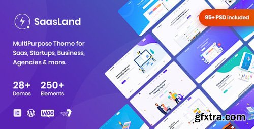 ThemeForest - Saasland v2.2.0 - MultiPurpose WordPress Theme for Startup - 23362980