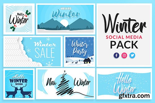 Winter Social Media Templates