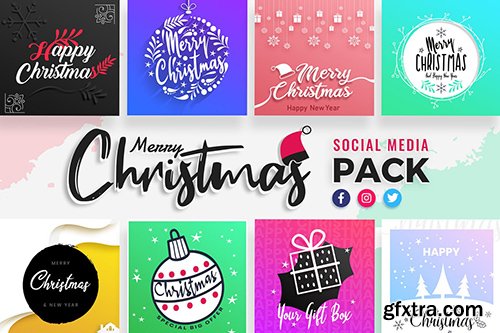 Christmas Social Media Templates