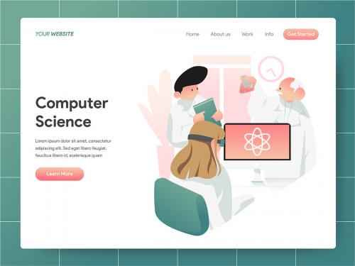Computer Science Illustration Concept - computer-science-illustration-concept
