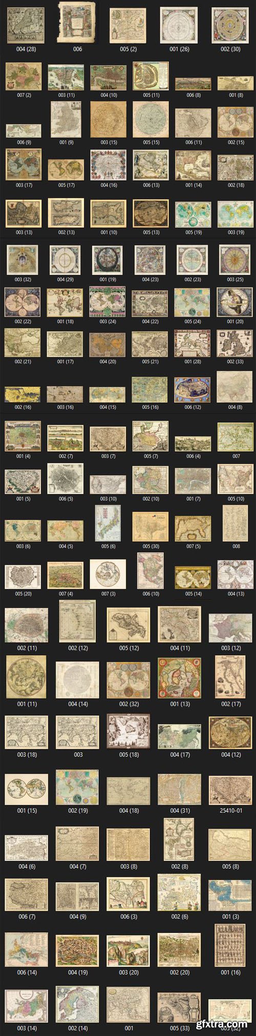 200+ Digital Maps Huge Bundle