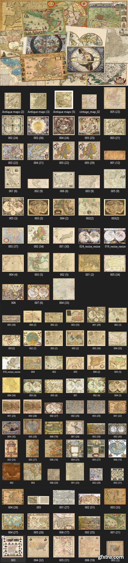 200+ Digital Maps Huge Bundle