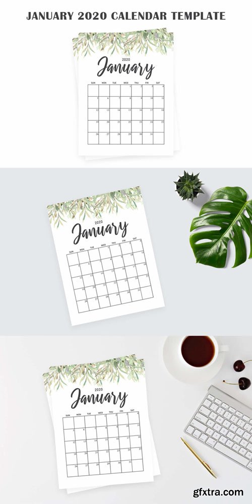 January 2020 Calendar Template