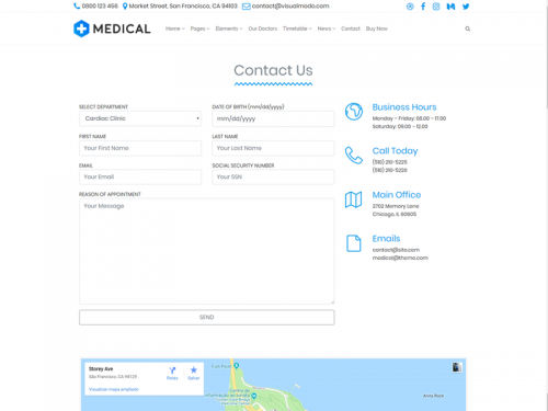 Contact Alt Page - Medical WordPress Theme - contact-alt-page-medical-wordpress-theme