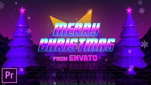 Videohive - Retro 80s Christmas Wishes - Premiere Pro