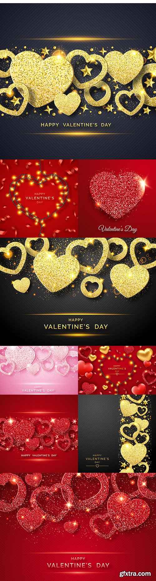 Valentine\'s Day romantic elements decorative illustrations 3