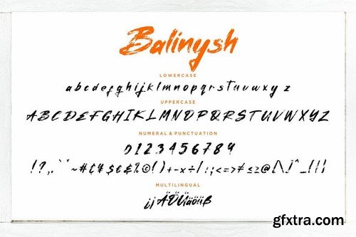 Balinysh Natural Brush Handwritten