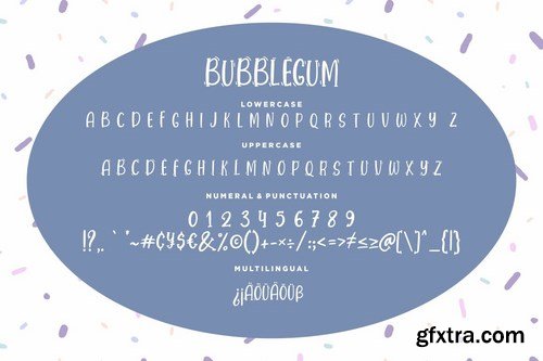 Bubblegum Fun Children Typeface