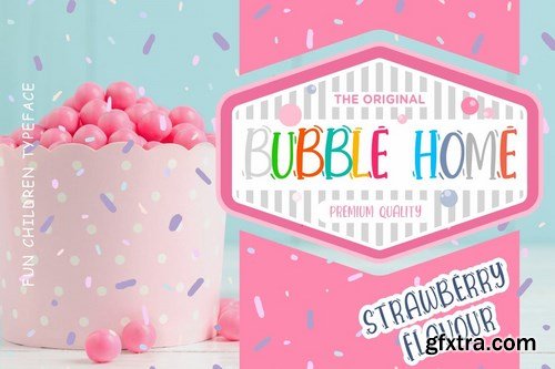 Bubblegum Fun Children Typeface