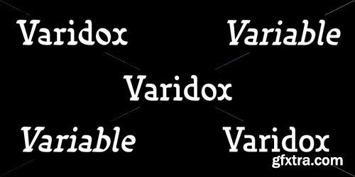 Varidox Font Family