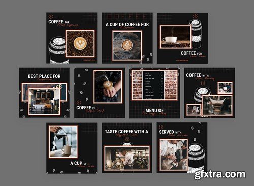 Coffelane - Instagram Feeds Pack