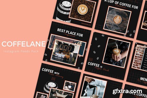 Coffelane - Instagram Feeds Pack