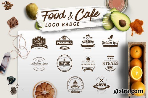 Food and Cafe Logo Badge