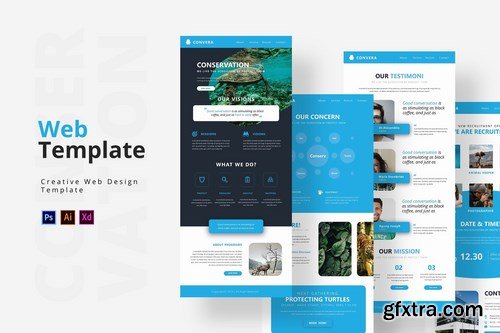 Conservation Web Template