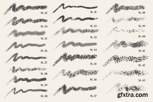 CM - Gritcore Brushes for Procreate 4249263