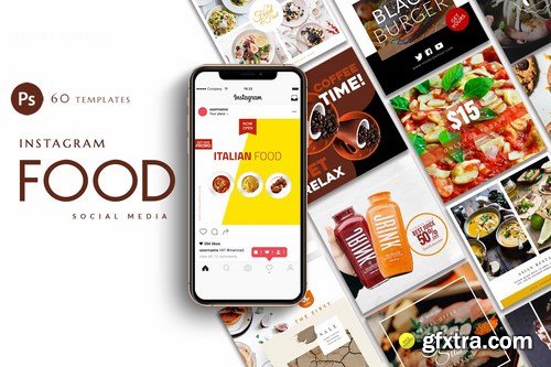 Instagram Food Banner Templates