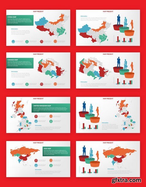 Maps Powerpoint Presentation and Keynote Templates