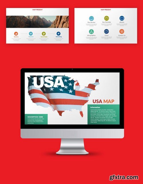 Maps Powerpoint Presentation and Keynote Templates