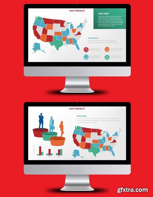 Maps Powerpoint Presentation and Keynote Templates