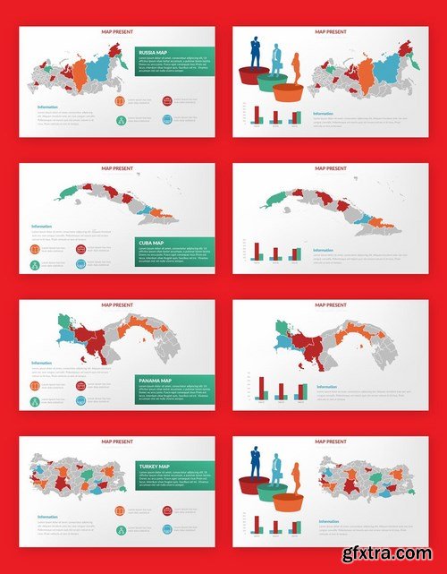 Maps Powerpoint Presentation and Keynote Templates