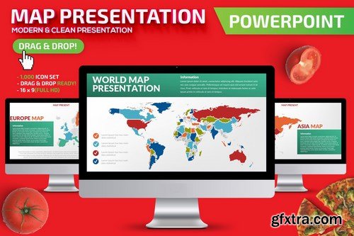 Maps Powerpoint Presentation and Keynote Templates