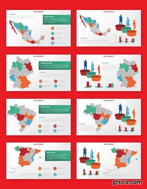 Maps Powerpoint Presentation and Keynote Templates