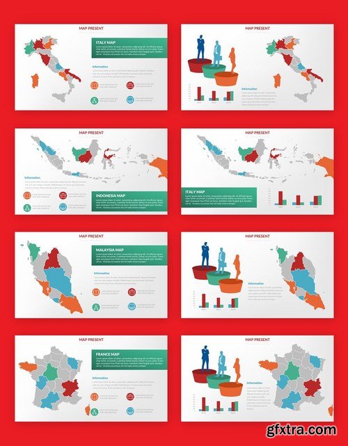 Maps Powerpoint Presentation and Keynote Templates