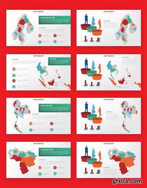 Maps Powerpoint Presentation and Keynote Templates