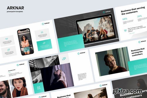 ARKNAR - Simple & Professional Powerpoint and Google Slides  Templates