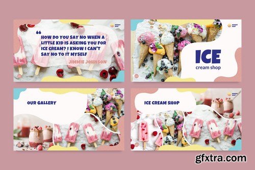 Ice Cream Shop PowerPoint Presentation Template