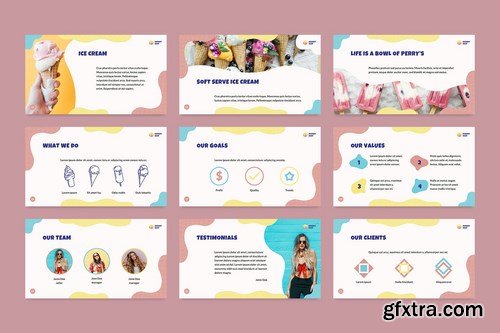 Ice Cream Shop PowerPoint Presentation Template