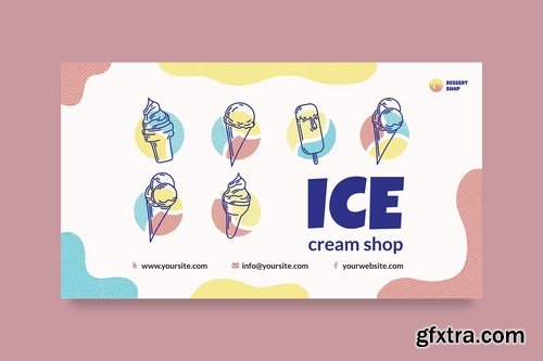 Ice Cream Shop PowerPoint Presentation Template