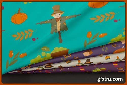 Thanksgiving Seamless Patterns