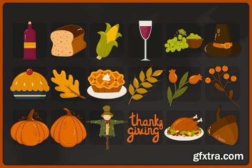 Thanksgiving Vector Pack