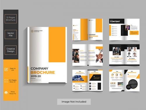 Corporate Brochure Template Design - corporate-brochure-template-design